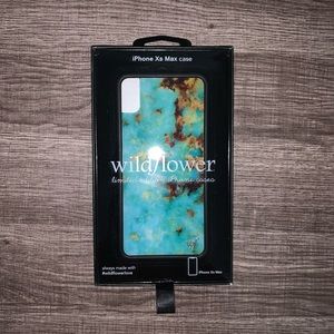 Turquoise iPhone Xs Max Wildflower Case